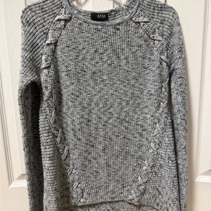 a.n.a Women's Textured Gray Sweater